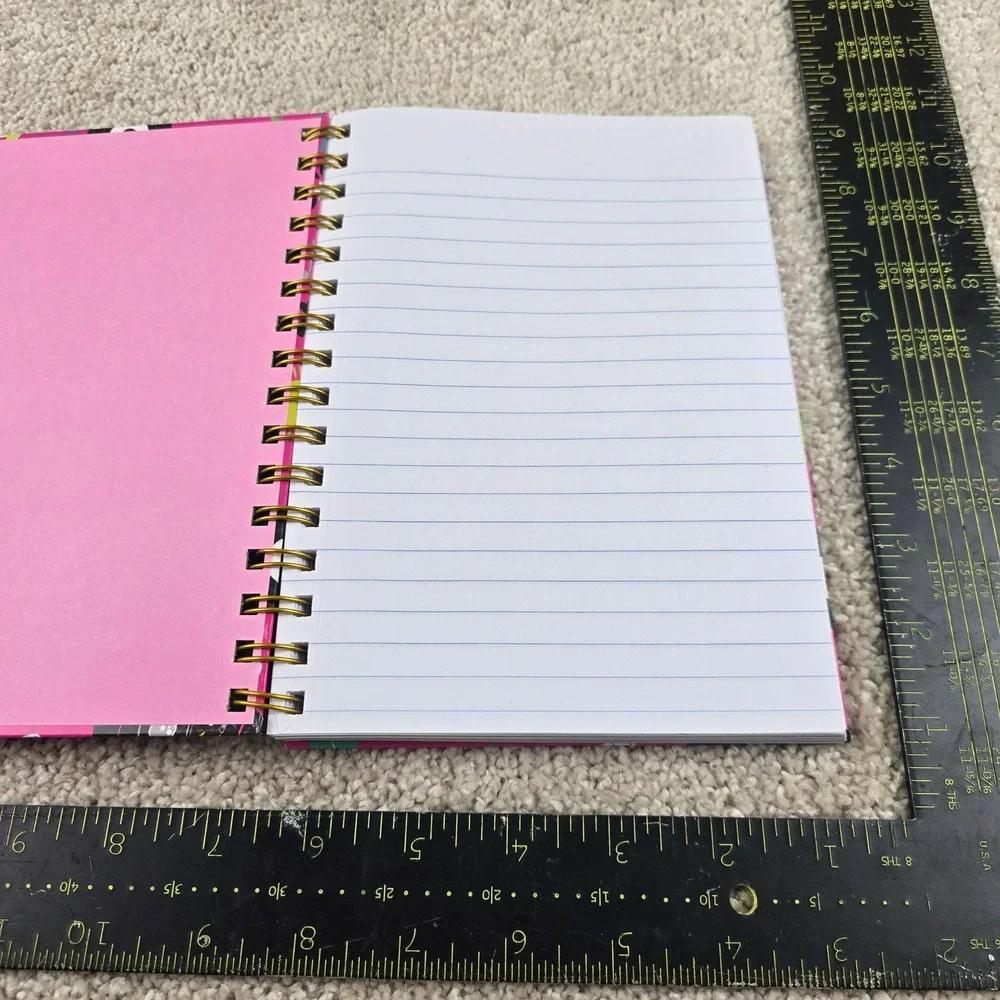 Top Flight Notebook Pink Girl Gang A5 Spiral Journal Wide Ruled 120 Sheets